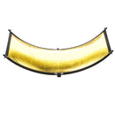 Crescent 67" Curved Reflector Kit (White, Silver & Gold Panels)