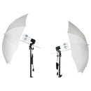 KT750 LED 2-Light Umbrella Light Kit
