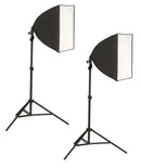 24" Floor Stand Shooting Table with Two LED Softbox Lights